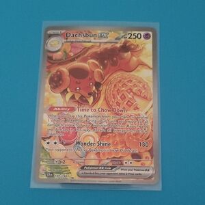 Dachsbun EX Pokémon Card